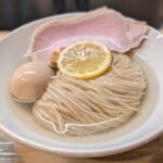 麺屋 松もとの味玉昆布水つけ麺